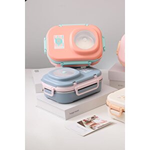 İçi Çelik Saklama Kabı 600 Ml Vgn8021 Turuncu