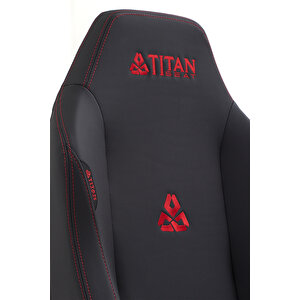 Throne Leather Red Oyuncu Koltuğu