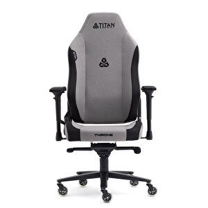 Throne Gray Kumaş Oyuncu Koltuğu