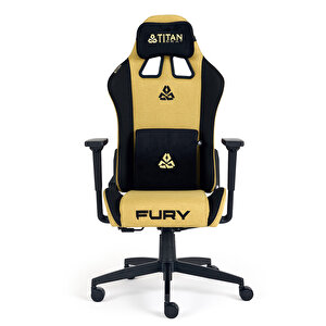 Fury Mustard Kumaş Oyuncu Koltuğu