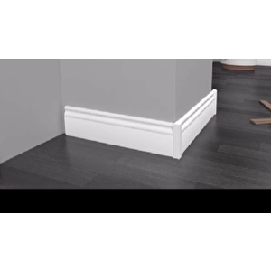 10cm Pvc Süpürgelik Kubbe Köşe Birleştirme Bitim Aparatı 5 Adet