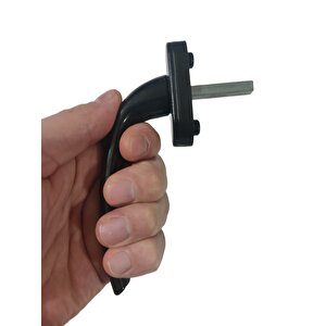 5 Adet Pimapen Pencere Kolu Alüminyum (koyukahve/siyah Ral 8022 Blackbrown)