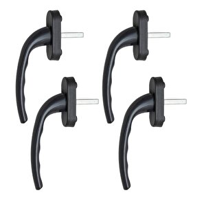 4 Adet Pimapen Pencere Kolu Alüminyum (koyukahve/siyah Ral 8022 Blackbrown)