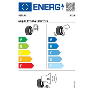 6.00-16 Tt 98a6 10pr Td25 Traktör Ön Lastiği (üretim Tarihi:2025)
