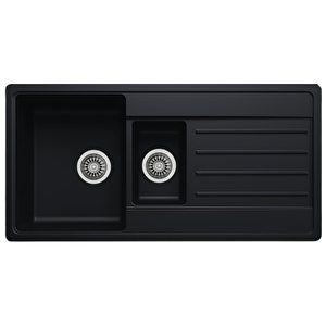 Granit Evye I Fors Series Black (si̇yah) I 1.5 Gözlü I (100x50cm)