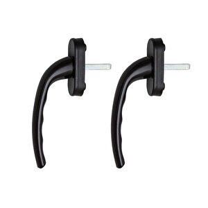 2 Adet Pimapen Pencere Kolu Alüminyum (koyukahve/siyah Ral 8022 Blackbrown)