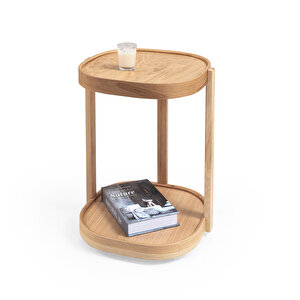 Eymense Nil İkili Zigon Sehpa Ceviz