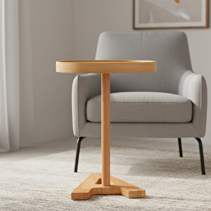 Alfa Kişiselleştirilebilir Yan Sehpa Ceviz Ceviz