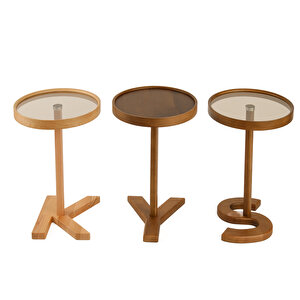 Eymense Alfa Kişiselleştirilebilir Yan Sehpa Ceviz