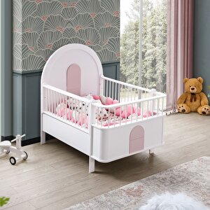 Mdf Beşik, Venüs Büyüyen Beşik + 1 Adet Comfort Yatak 90x130