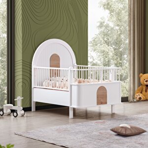 Mdf Beşik, Venüs Büyüyen Beşik 90x130 - Venüs Karyola 90x190