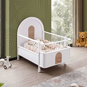 Mdf Beşik, Venüs Büyüyen Beşik + 1 Adet Comfort Yatak 90x130