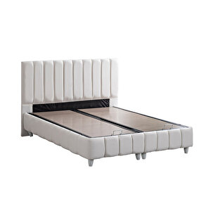 Narva Çift Kişilik Baza Başlık Seti Beyaz 180x200 Cm