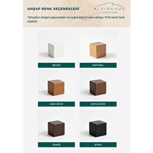 Retro Kapitone Ahşap Bank