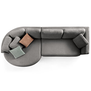 Eymense Venezia Köşe Koltuk Antrasit Sol Köşe