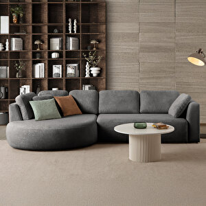 Venezia Köşe Koltuk Antrasit Sol Köşe Antrasit