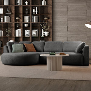 Venezia Köşe Koltuk Antrasit Sol Köşe Antrasit