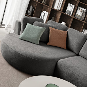 Eymense Venezia Köşe Koltuk Antrasit Sol Köşe