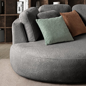 Eymense Venezia Köşe Koltuk Antrasit Sol Köşe