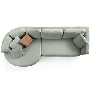 Eymense Venezia Köşe Koltuk Su Yeşili Sol Köşe