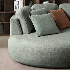 Eymense Venezia Köşe Koltuk Su Yeşili Sol Köşe