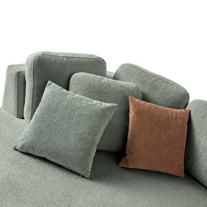 Eymense Venezia Köşe Koltuk Su Yeşili Sol Köşe