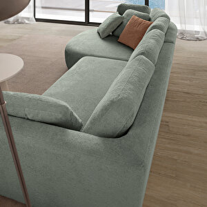 Eymense Venezia Köşe Koltuk Su Yeşili Sol Köşe