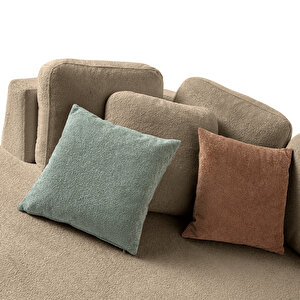 Eymense Venezia Köşe Koltuk Sütlü Kahve Sol Köşe