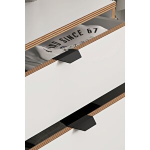 Arden 2 Çekmeceli Komodin (beyaz)