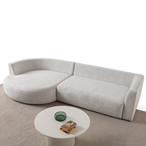 Eymense Venezia Köşe Koltuk Beyaz Sol Köşe