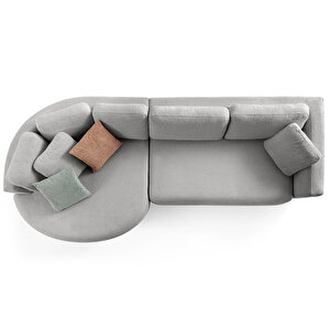 Eymense Venezia Köşe Koltuk Gri Sol Köşe