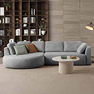 Venezia Köşe Koltuk Gri Sol Köşe Gri