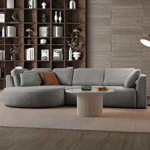 Venezia Köşe Koltuk Gri Sol Köşe Gri