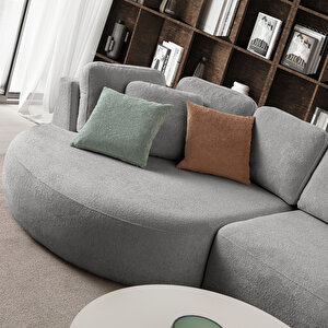 Eymense Venezia Köşe Koltuk Gri Sol Köşe