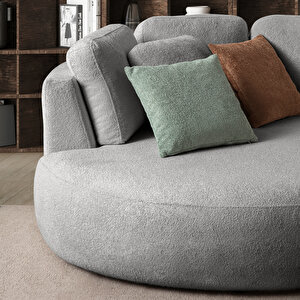 Eymense Venezia Köşe Koltuk Gri Sol Köşe