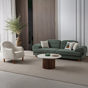 Eymense Lizbon Yataklı Sandıklı Koltuk Takımı 3+3+1+1 Yeşil