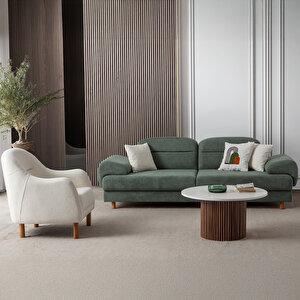 Eymense Lizbon Yataklı Sandıklı Koltuk Takımı 3+3+1+1 Yeşil