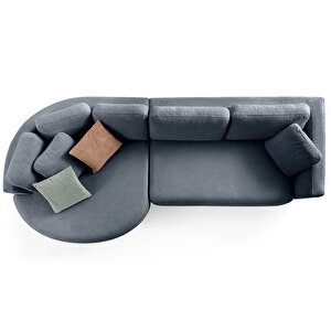 Eymense Venezia Köşe Koltuk Lacivert Sol Köşe