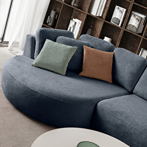 Eymense Venezia Köşe Koltuk Lacivert Sol Köşe