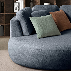 Eymense Venezia Köşe Koltuk Lacivert Sol Köşe