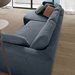 Eymense Venezia Köşe Koltuk Lacivert Sol Köşe