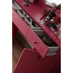 Harmony İki Çekmeceli Makyaj Masası (kare Aynalı)