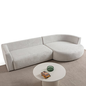 Eymense Venezia Köşe Koltuk Beyaz Sağ Köşe