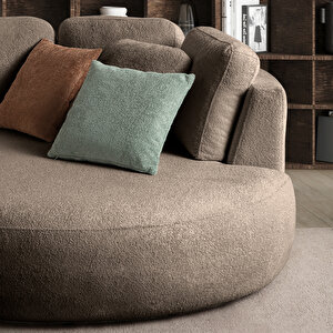 Eymense Venezia Köşe Koltuk Kahverengi Sağ Köşe