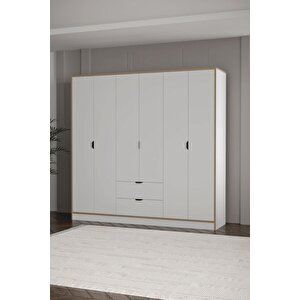 Arden 6 Kapaklı 2 Çekmeceli Dolap