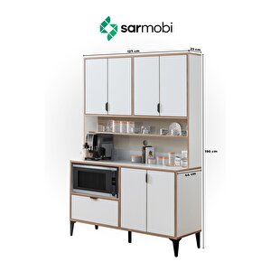 Arden 7 Kapaklı Kahve Köşesi , Çok Amaçlı Dolap