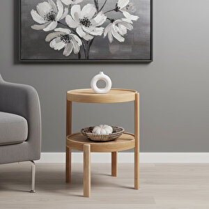 Milan Yuvarlak Yan Sehpa