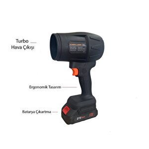 Jet Turbo Hava Üfleyici Fan Yaprak Üfleme Kurulama Fanı