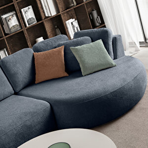 Eymense Venezia Köşe Koltuk Lacivert Sağ Köşe