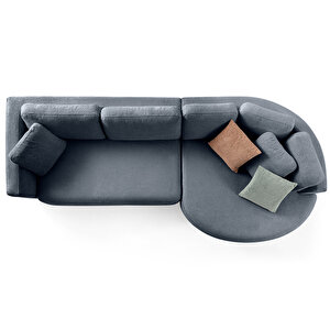 Eymense Venezia Köşe Koltuk Lacivert Sağ Köşe